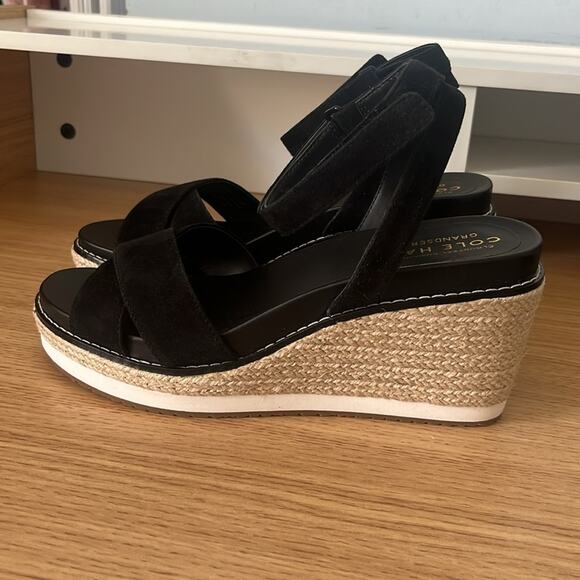 Womens Cole Haan Espadrille Wedge Ssandal Size 6.5 - Picture 11 of 16